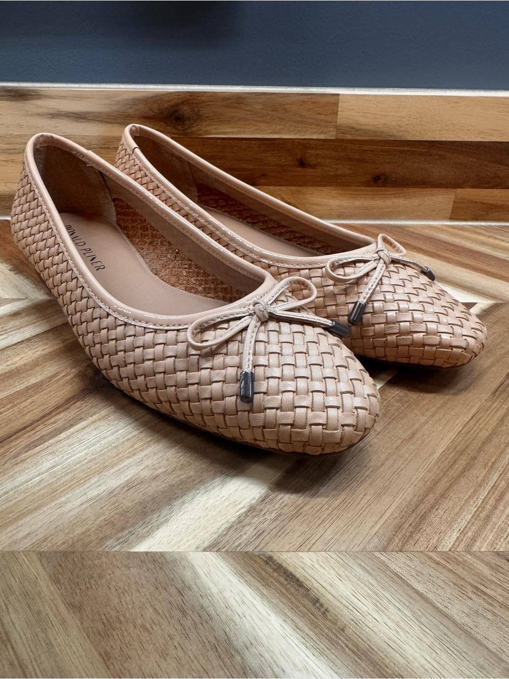 Donald J. Pliner Woven Ballet Flats in Blush